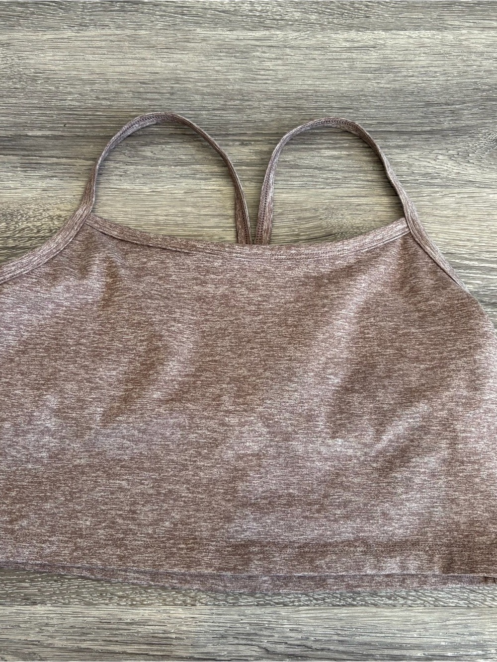 aerie Offline Taupe Spaghetti Strap Recharge Least Support Bralette Size L